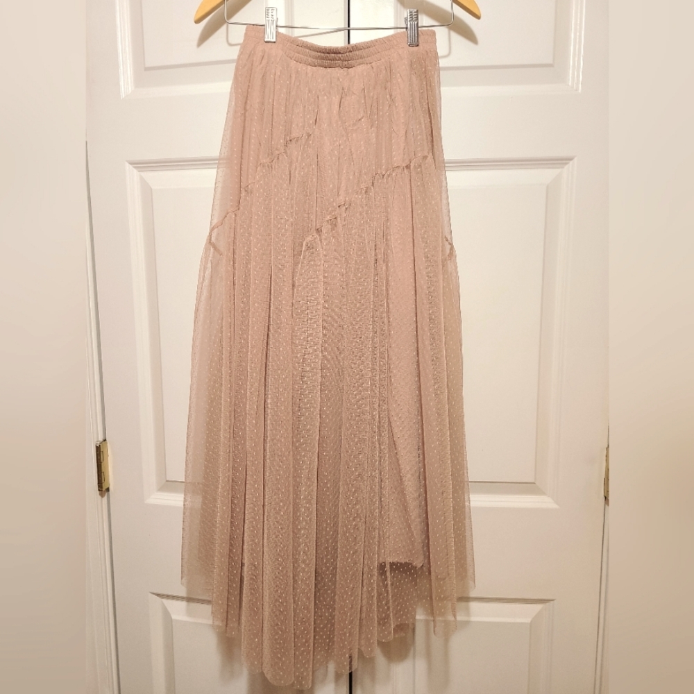 Blush Midi Skirt Hello Molly Never Worn